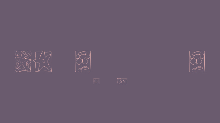 KR Scrappin Squares Font