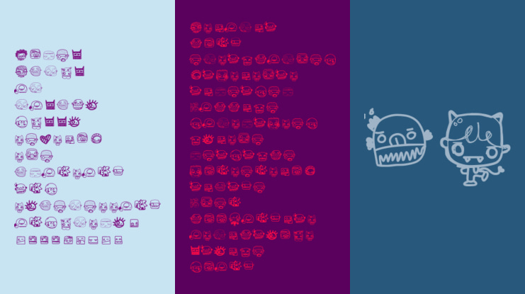 PixopopMonstalove Font