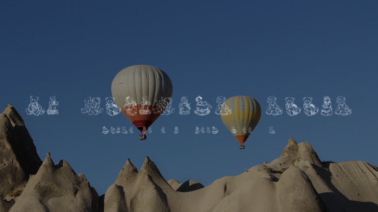 KR Adorable Teddies Font