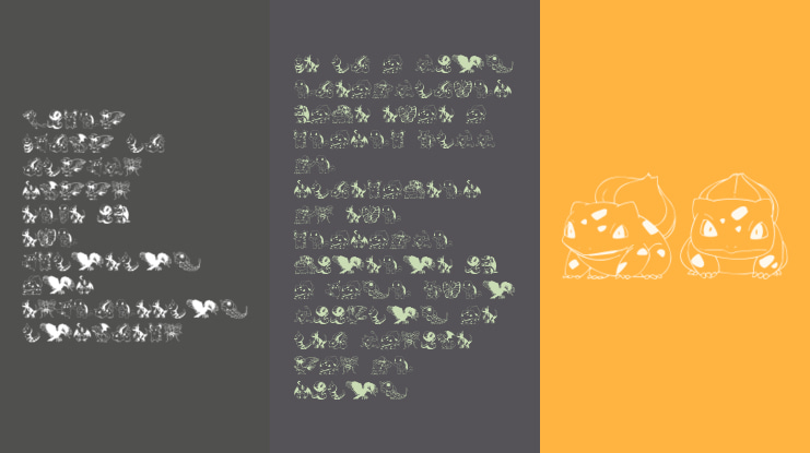 Pokemon Kiddy Ding Font