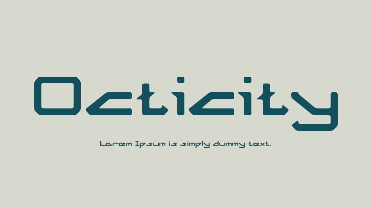 Octicity Font