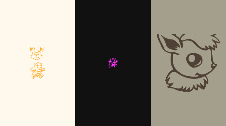 Monstres de Poche Font