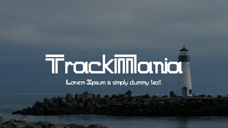 TrackMania Font