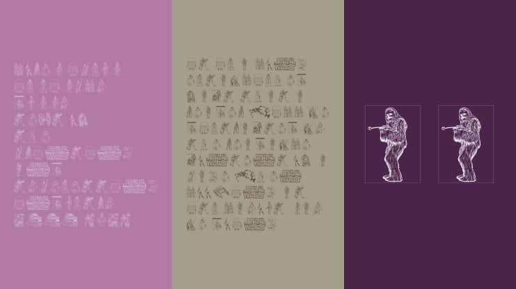 Lucas characters Font