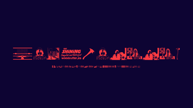 The Shining Font