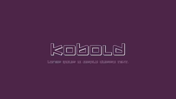 Kobold Font Family