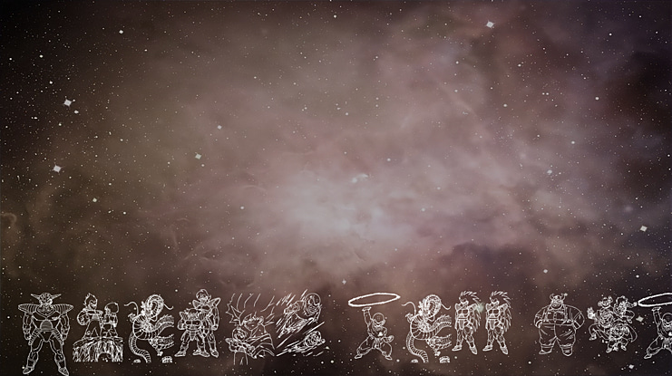 Dragon ball tfb Font