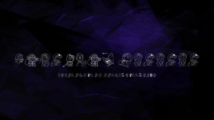 Doraemon slalala Font