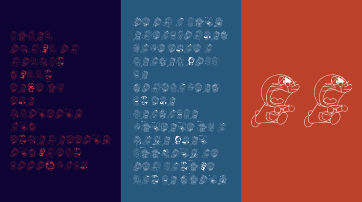 Doraemon slalala Font