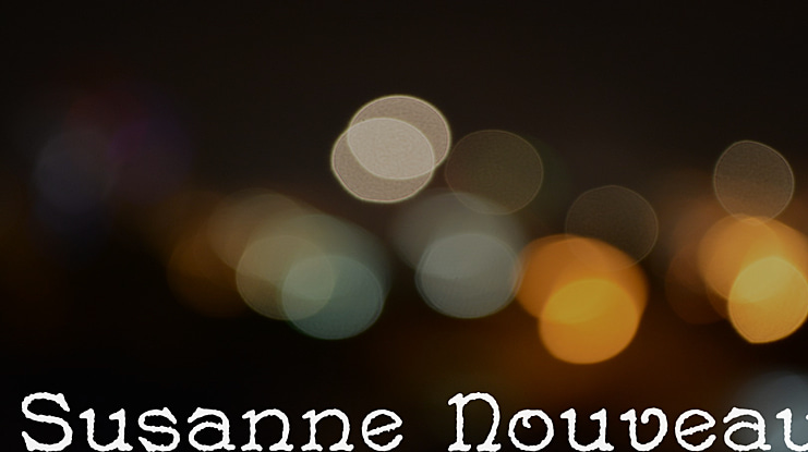 Susanne Nouveau Font