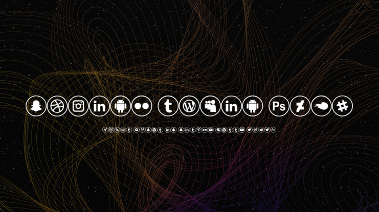 social media 2018 Font