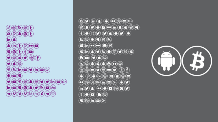 social media 2018 Font