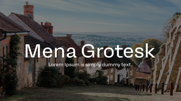 Mena Grotesk Font Family