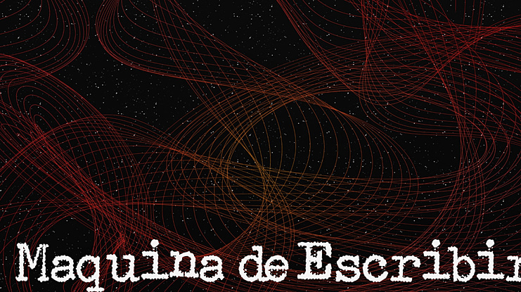 Maquina de Escribir Font