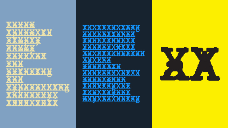 JMH Typewriter mono Cross Font Family