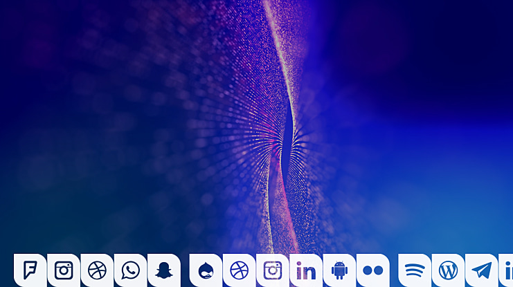 Icons Social Media 1 Font