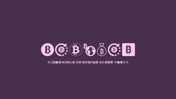 Bitcoin Font