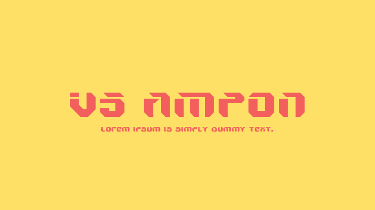 V5 Ampon Font Family