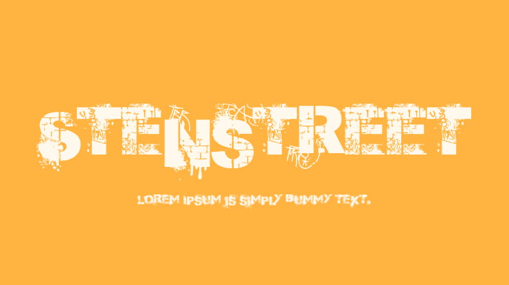 Stenstreet Font