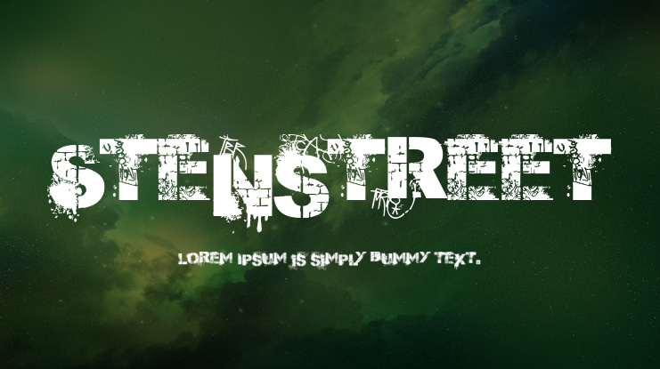 Stenstreet Font