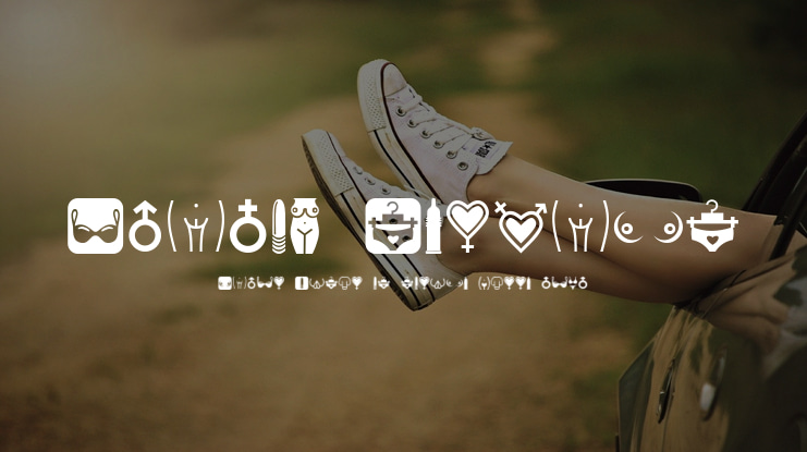 Erotic Symbols Font