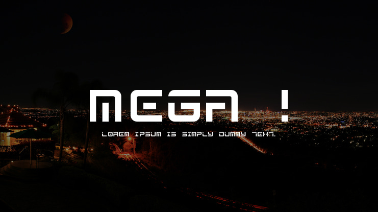 Mega ! Font