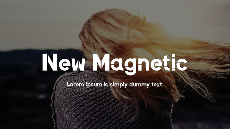 New Magnetic Font
