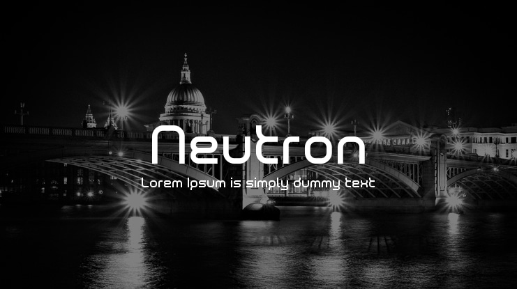 Neutron Font
