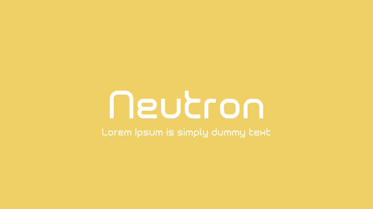 Neutron Font
