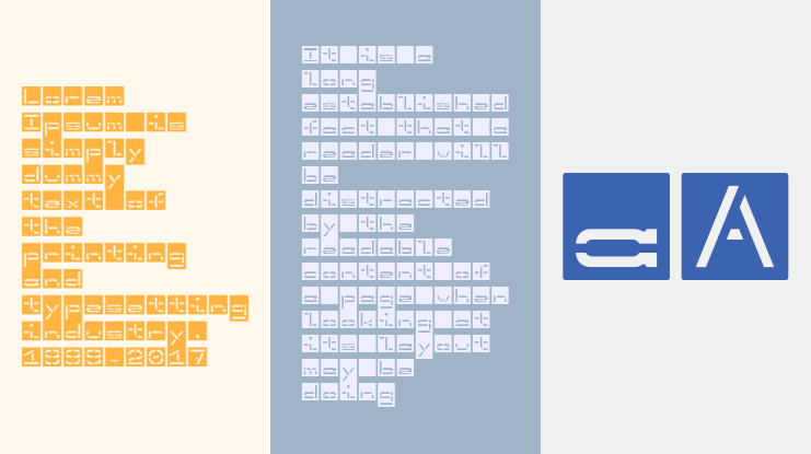 InvertedStencil Font