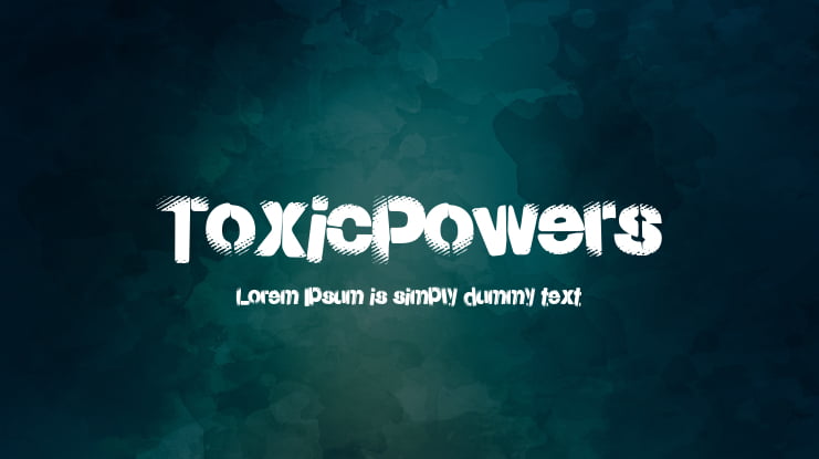 ToxicPowers Font