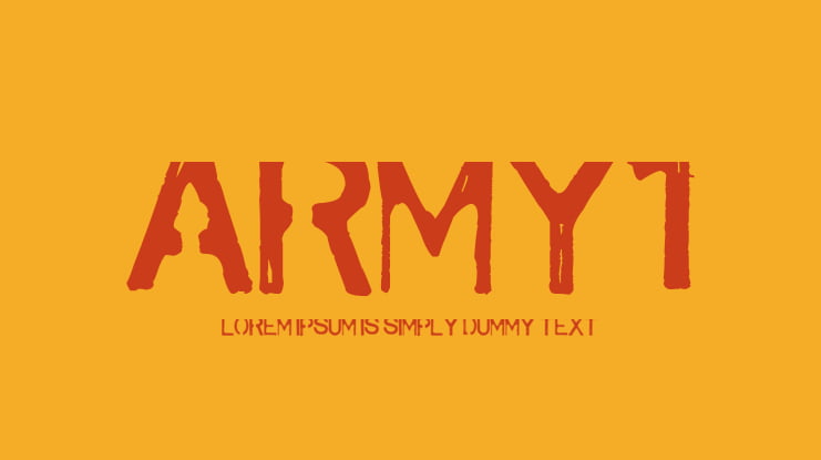 army1 Font