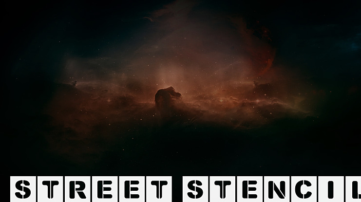 Street Stencil Font