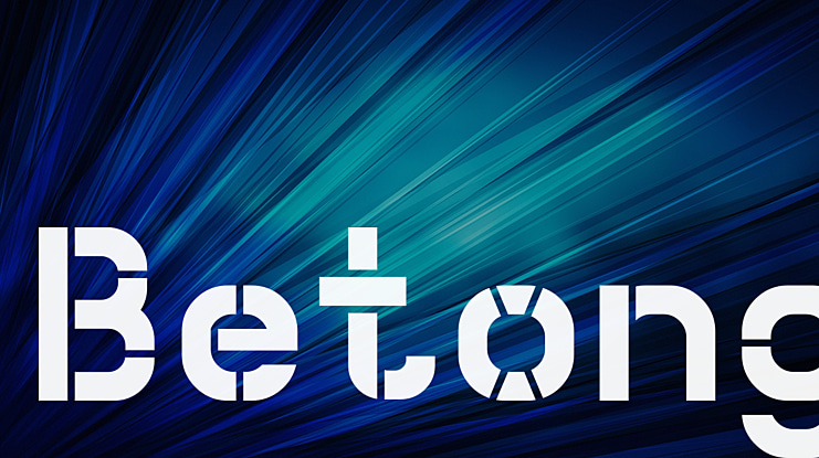 Betong Font