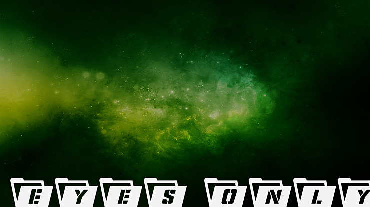 Eyes Only Font Family