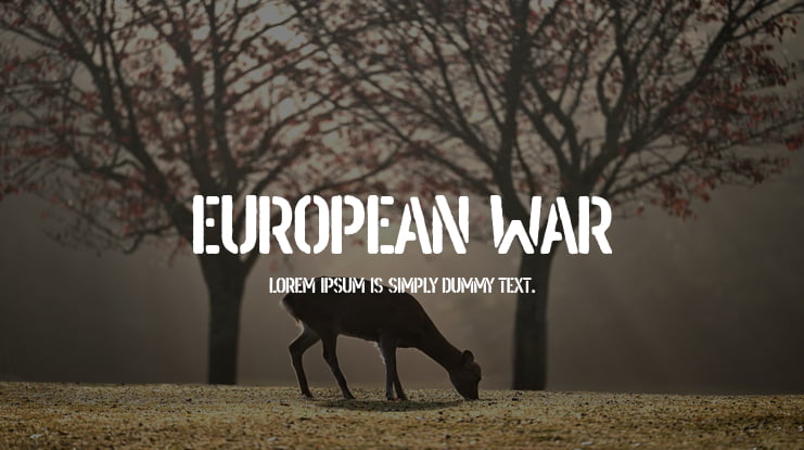 European War Font