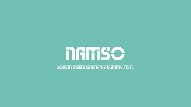 Namso Font