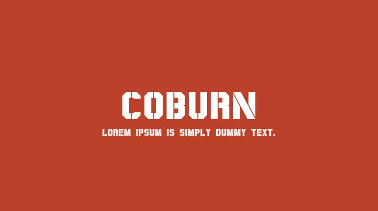 Coburn Font Family