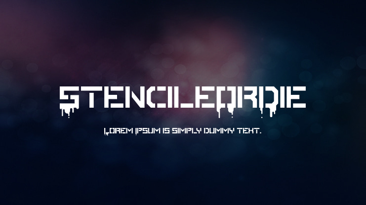 StencileOrDie Font Family