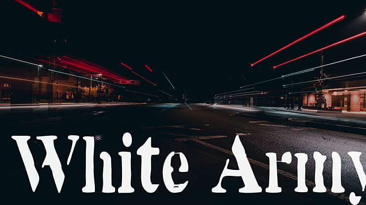White Army Font