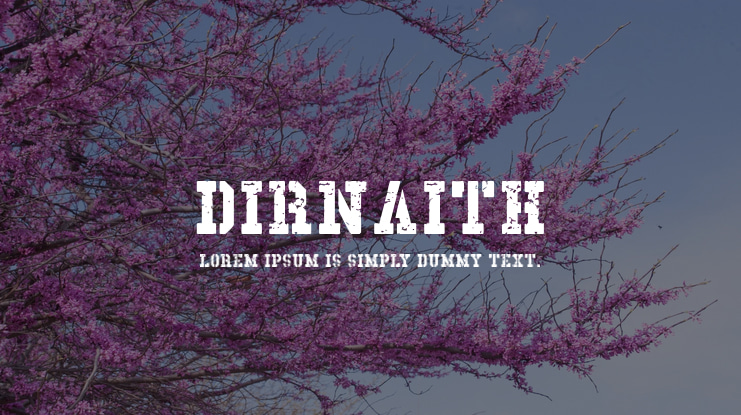 Dirnaith Font Family