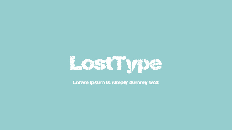 LostType Font