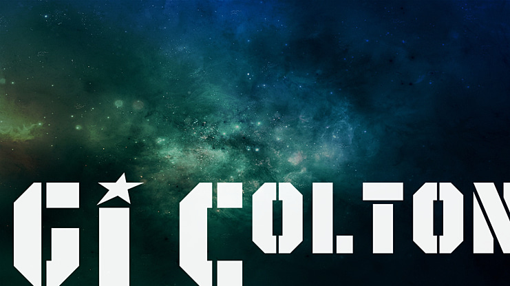 GI Colton Font Family
