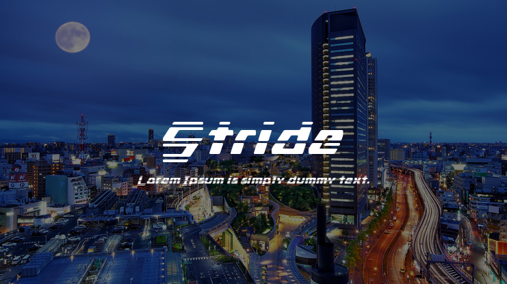 Stride Font