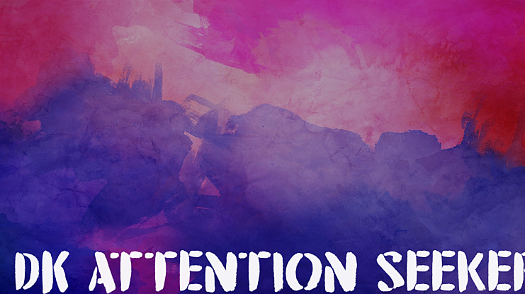 DK Attention Seeker Font