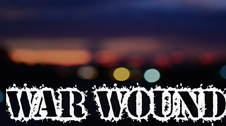 War Wound Font