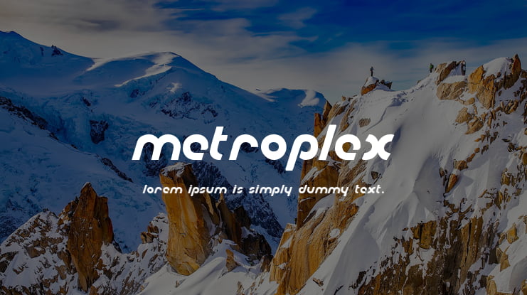 Metroplex Font Family