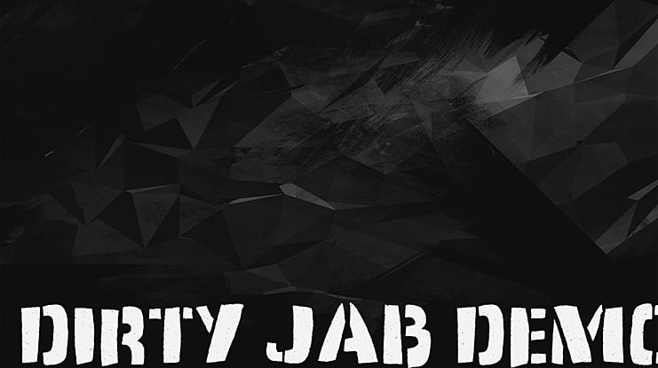 Dirty Jab DEMO Font