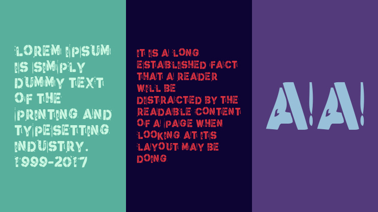 Stencil Guerrilla Font