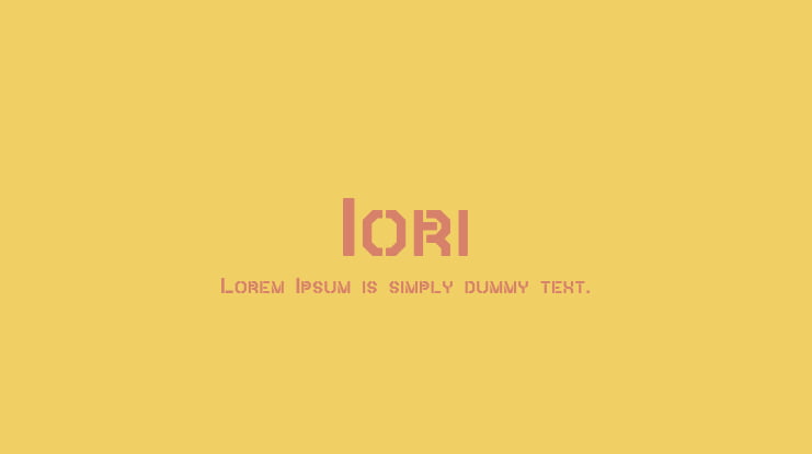 Iori Font Family